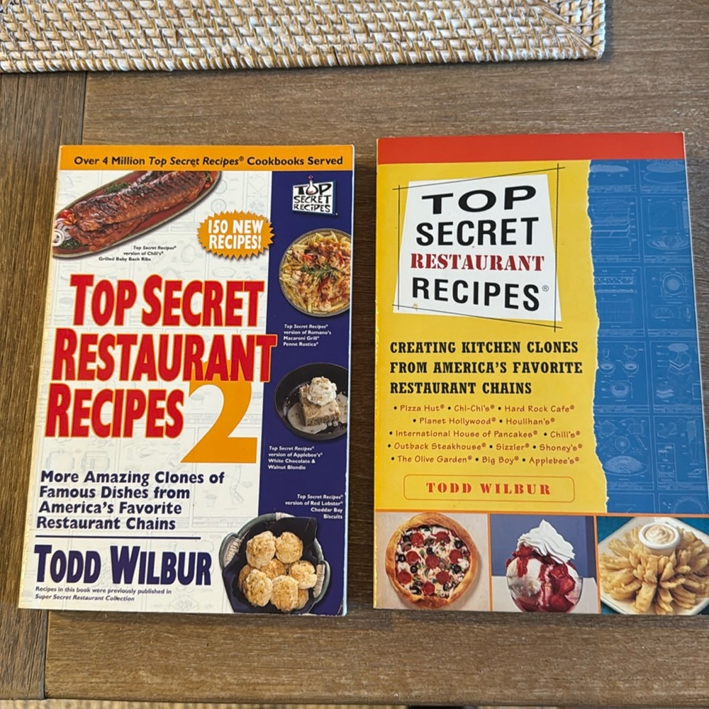 Top secret restaurant recipe books by Todd Wilbur 2